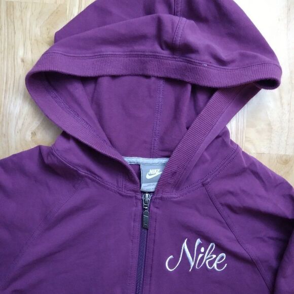 Nike Spell Out Zipper Hoodie Sweatshirt - Picture 1 of 9